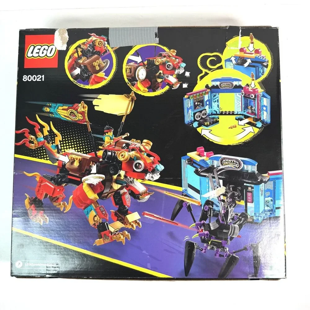 LEGO Monkie Kid 80021 Lion Guardian 774 Pc Box Manuals 5 Minifigures Verified